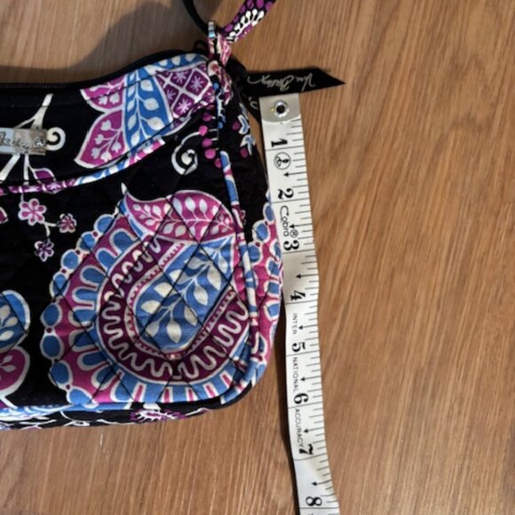 Vera Bradley Blue Purple Retired Alpine Floral Small Crossbody Bag EUC - Picture 7 of 7
